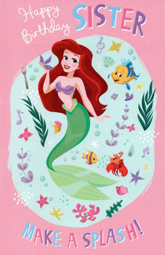 Picture of ARIEL HAPPY BIRTHDAY SISTER CARD